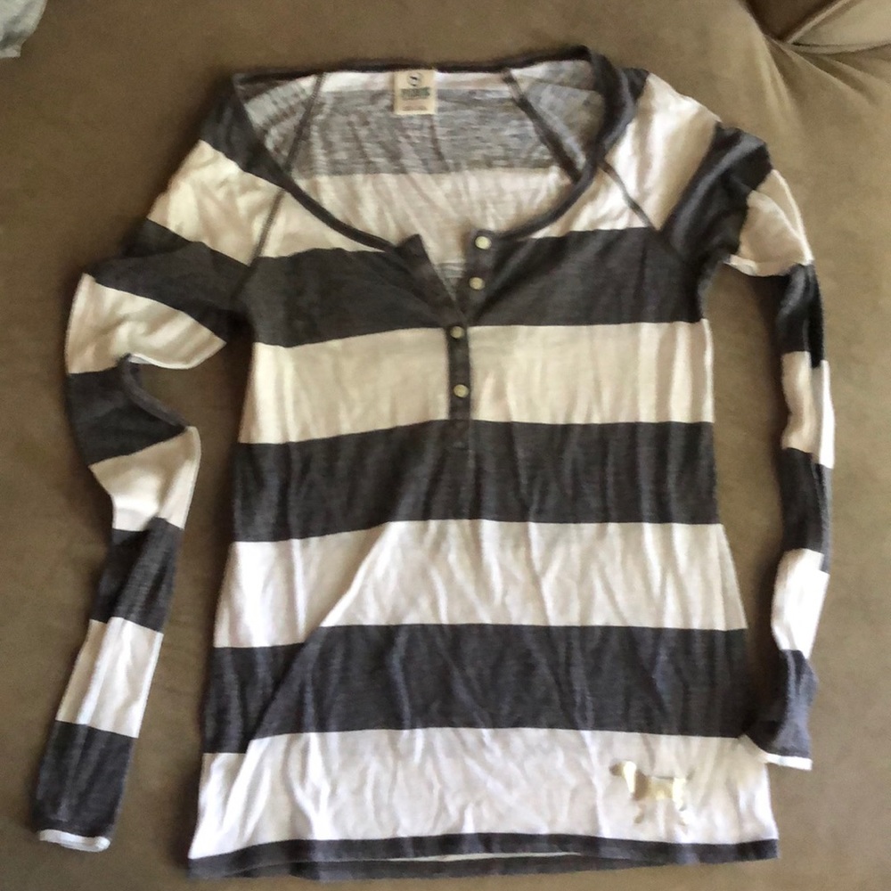PINK striped long sleeve
